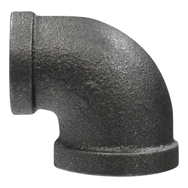 2-1/2 x 2 in. FPT 150# Black 90 Degree Malleable Iron Reducing Elbow | Ferguson