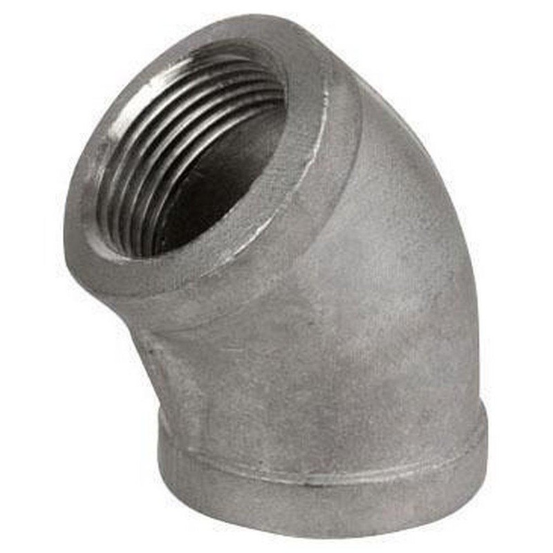 2 in. 150# SS 304 Threaded 45 Elbow SP114 Stainless Steel | Ferguson