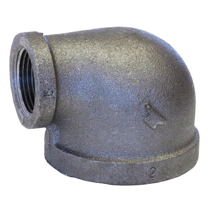 3/4 x 1/4 in. FPT 150# Domestic Black Malleable Iron 90 Degree Elbow | Ferguson