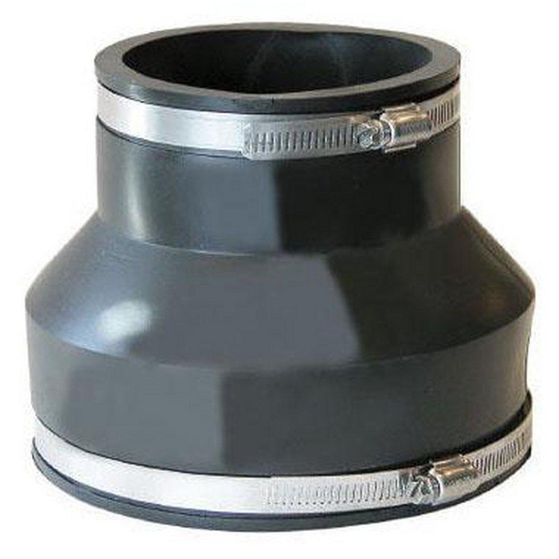 Fernco 1056 Series 6 x 5 in. Clamp Reducing Plastic Coupling with Stainless Steel Band | Ferguson