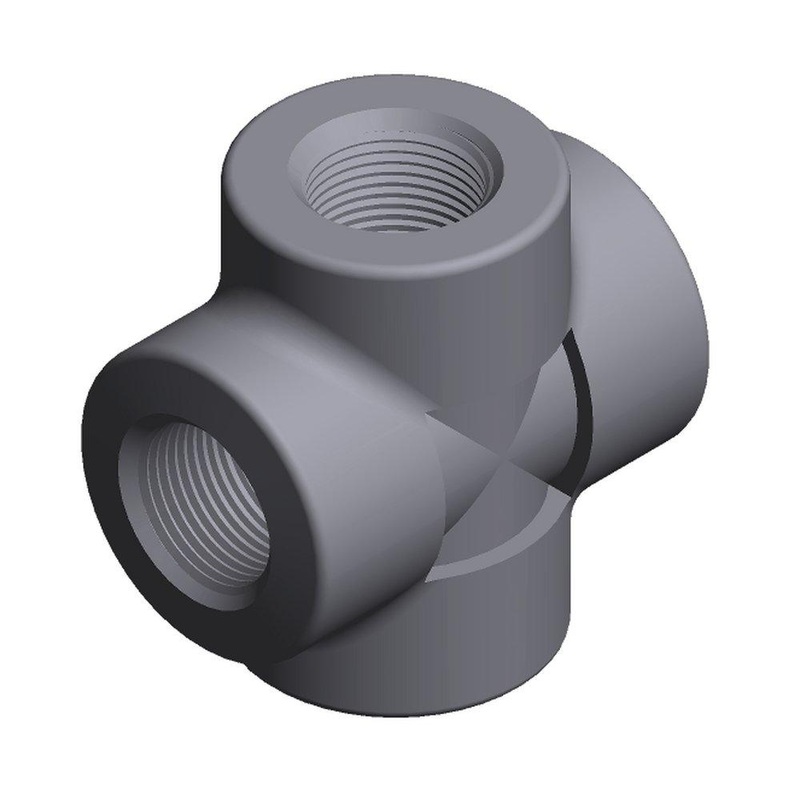 1-1/2 in. 3000# Threaded Cross Forged Steel A105 | Ferguson