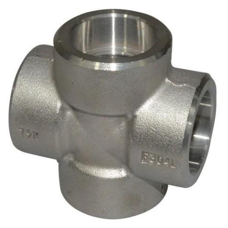 1/2 in. Socket Weld 3000# 304L Stainless Steel Cross | Ferguson