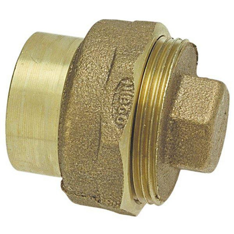 2 in. Cast Copper DWV Fitting Cleanout w/ Plug | Ferguson