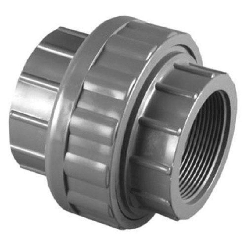 2 in. PVC Schedule 80 Threadeded Union with EPDM O-Ring | Ferguson