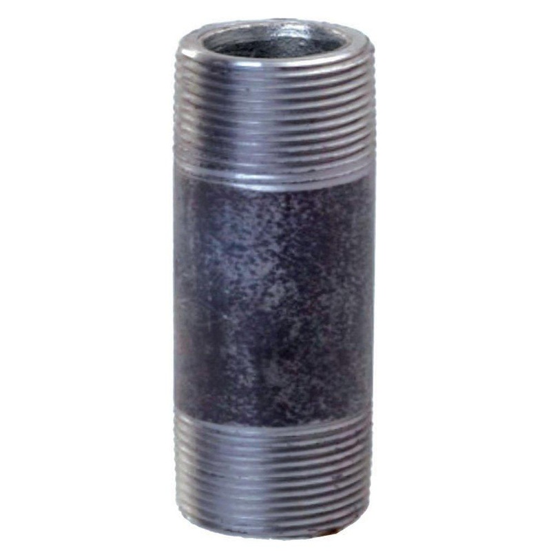 6 x 12 in. MPT Schedule 40 Welded Black Global Carbon Steel Nipple | Ferguson