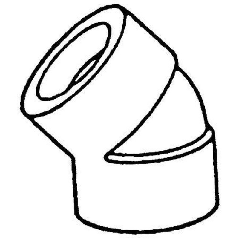 1 in. 3000# SS 304L SW 45 Elbow Stainless Steel Socket Weld | Ferguson