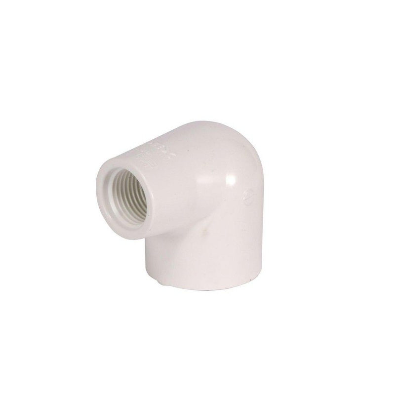 1 x 1/2 in. PVC Schedule 40 90 Socket x FPT Elbow | Ferguson
