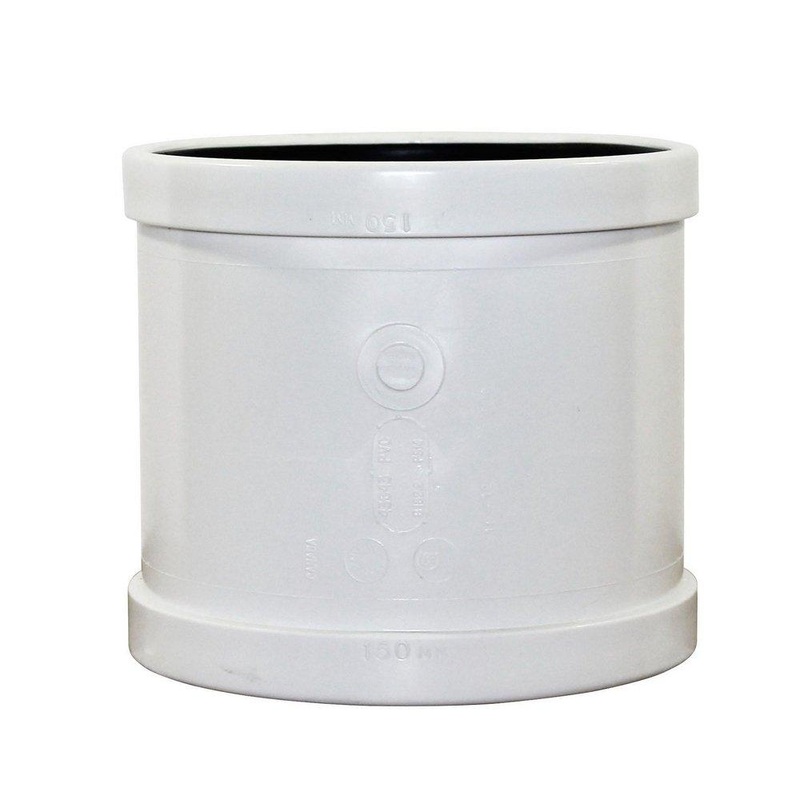 TRENCH TOUGH PLUS 12 in. Gasket SDR 35 PVC Sewer Stop Coupling | Ferguson