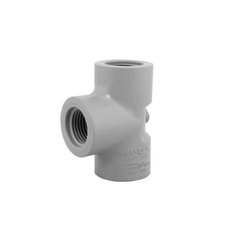 1/2 in. Sch. 80 CPVC Threaded Tee | Ferguson