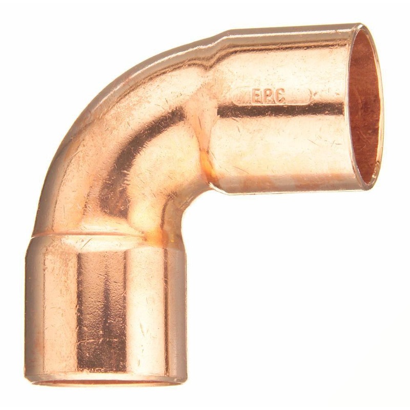 2-1/2 x 2 in. Copper 90 Elbow (2-5/8 x 2-1/8 in. OD) | Ferguson