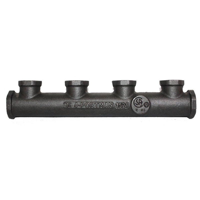 Gastite 3/4 x 1/2 x 1/2 x 1/2 in. Female Cast 4 Port Manifold | Ferguson