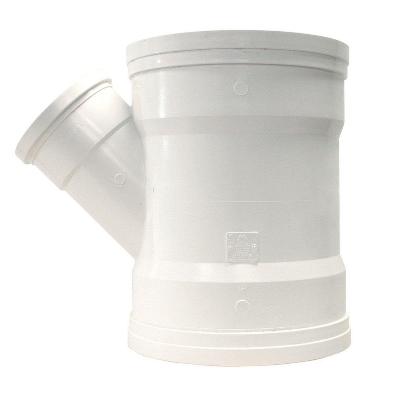 Multi-Fittings Corporation 12 x 12 x 6 in. Gasket Sewer SDR 35 PVC Double Wye | Ferguson