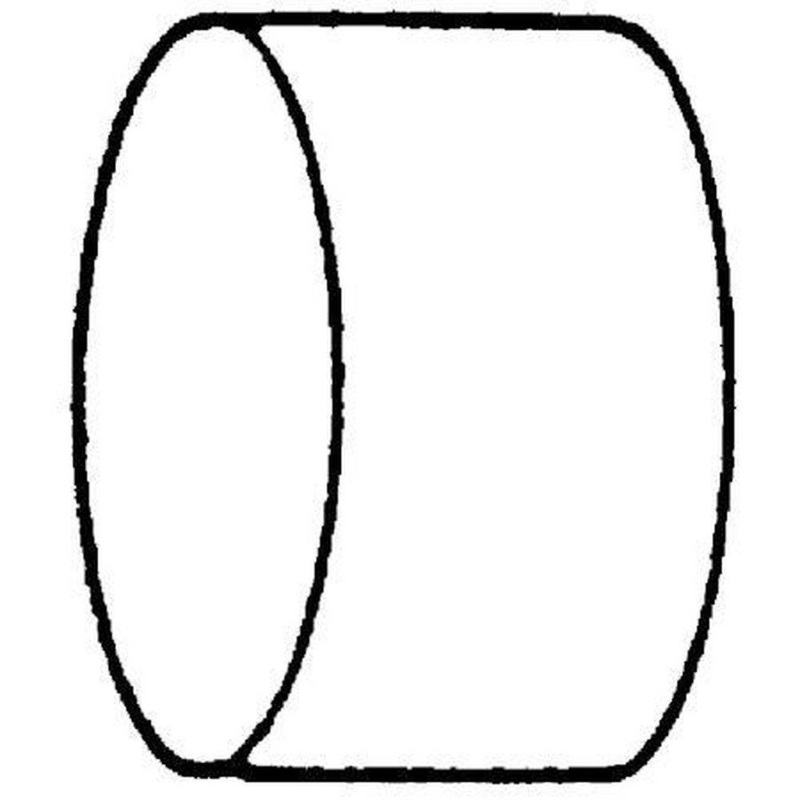 1-1/2 in. FNPT 316 Stainless Steel Cap | Ferguson