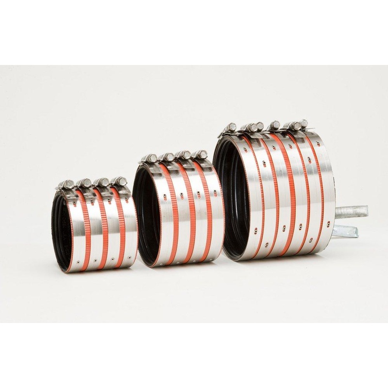 10 in. No Hub 304 Stainless Steel Coupling with Neoprene Gasket | Ferguson