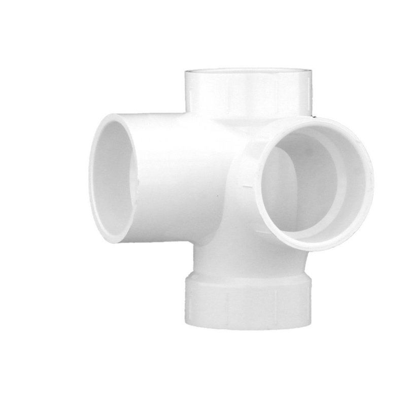 2 in. PVC DWV Sanitary Tee with 2 in. Left Hand Sanitary Inlet | Ferguson