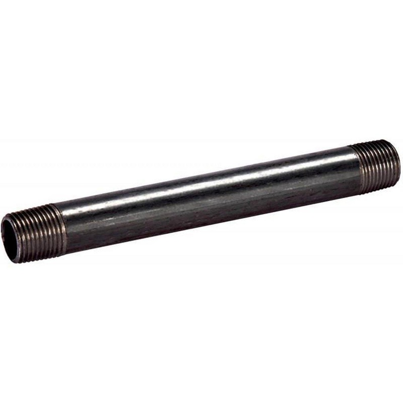 2 x 10 in. XH A106B TBE Nipple Seamless Black Carbon Steel | Ferguson