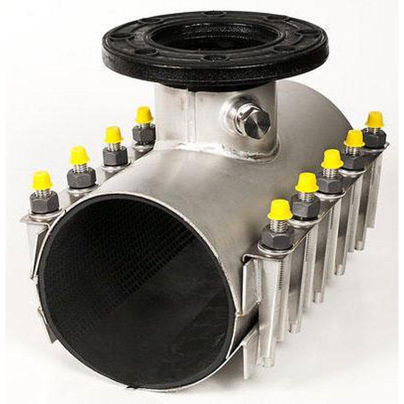 Romac Industries 8 x 8 x 4 in. Mechanical Joint Stainless Steel Tapping Sleeve (8.62 – 9.06 in. OD) | Ferguson