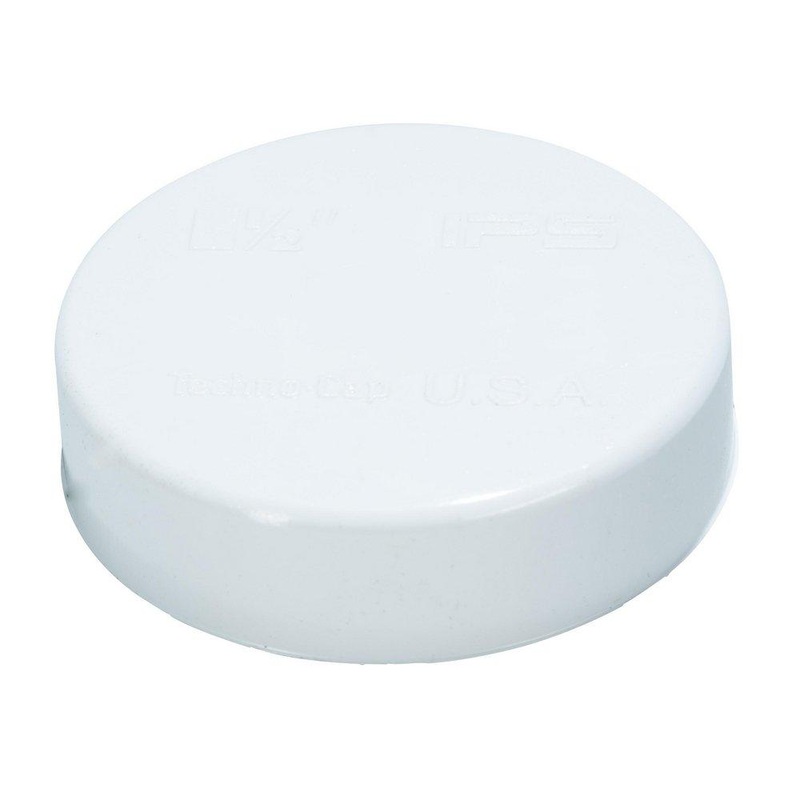 Test-Tite Techno-Caps 1-1/2 in. PVC Test Cap in White | Ferguson