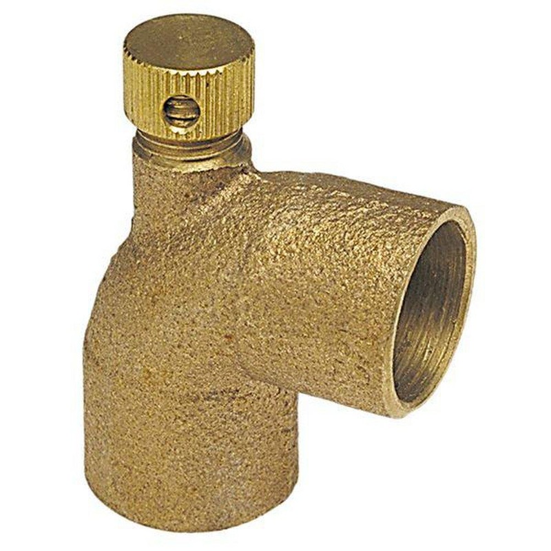 1/2 in. Sweat x Sweat 90 Degree Cast Bronze Vent Elbow | Ferguson