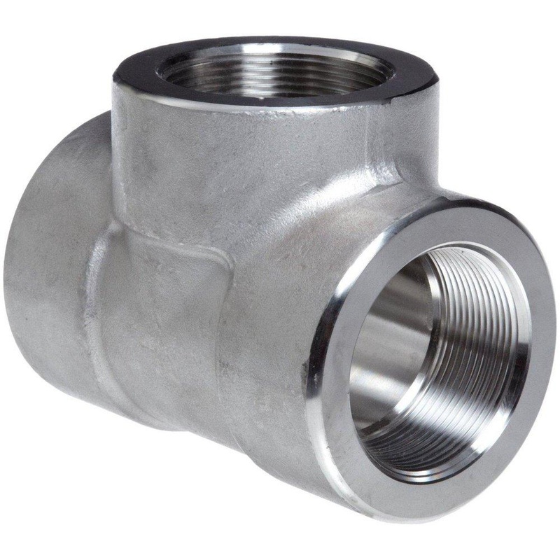 3/8 in. 3000# SS 304L Thrd Tee Stainless Steel Threaded | Ferguson