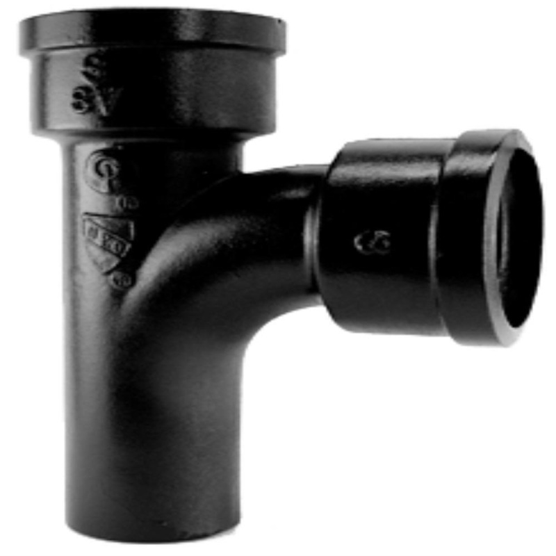 4 in. Spigot x Hub Service Cast Iron Sanitary Tee | Ferguson
