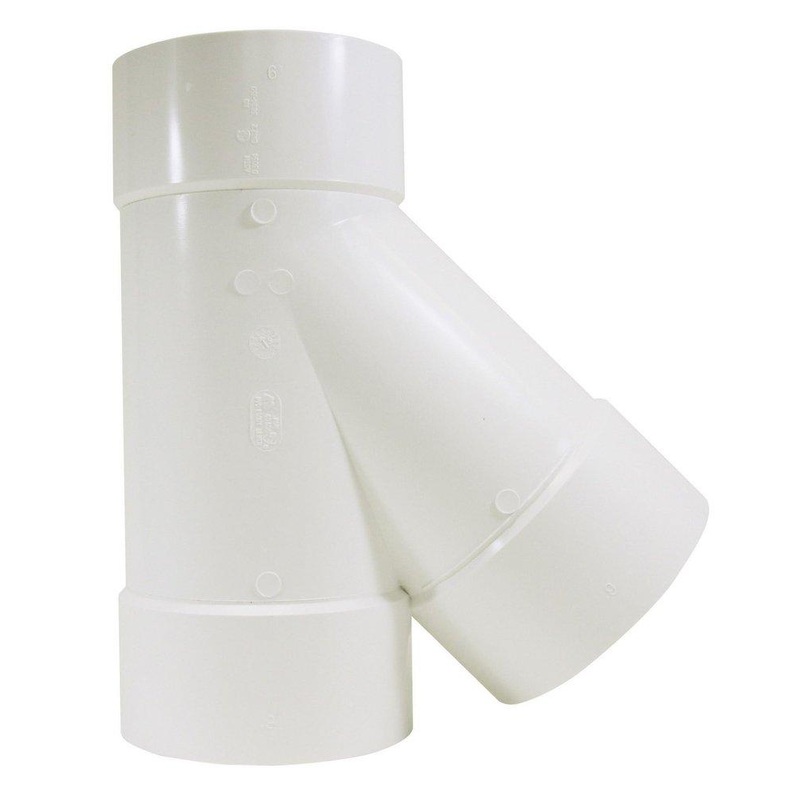 Multi-Fittings Corporation 8 in. Socket PVC Double Sewer Wye | Ferguson