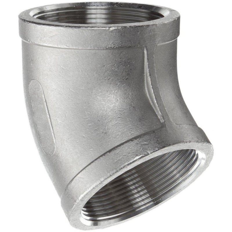 3 in. 150# SS 304 Threaded 45 Elbow Stainless Steel | Ferguson