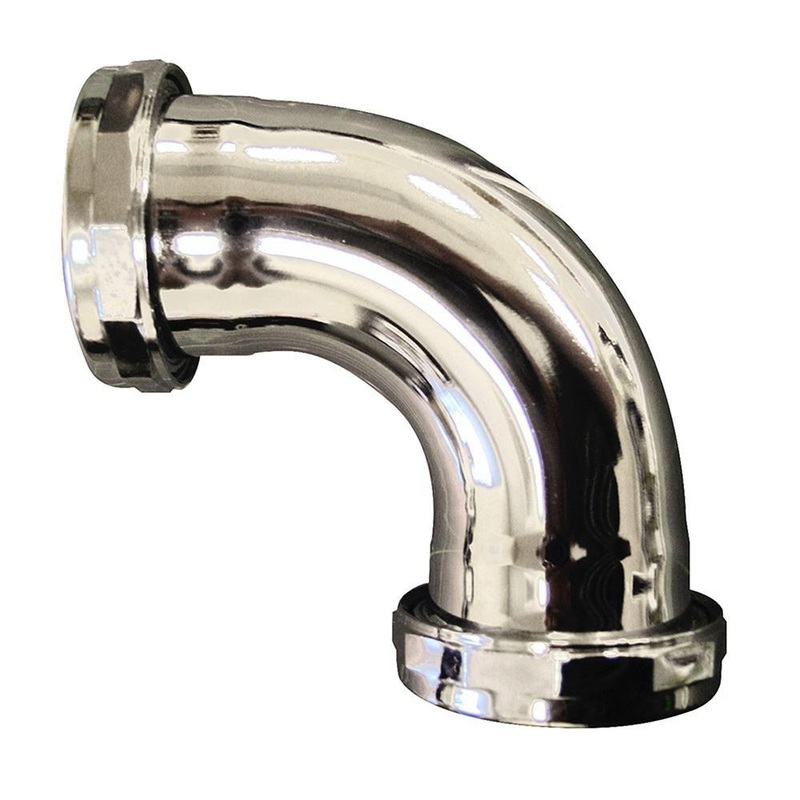 Jones Stephens 1-1/4 in. Slip Joint Brass 90 Degree Elbow in Chrome Plated | Ferguson