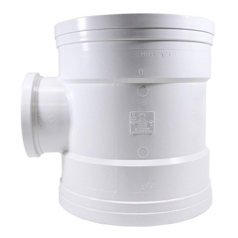 TRENCH TOUGH PLUS 12 x 12 x 6 in. Gasket Reducing SDR 35 PVC Sewer Tee | Ferguson