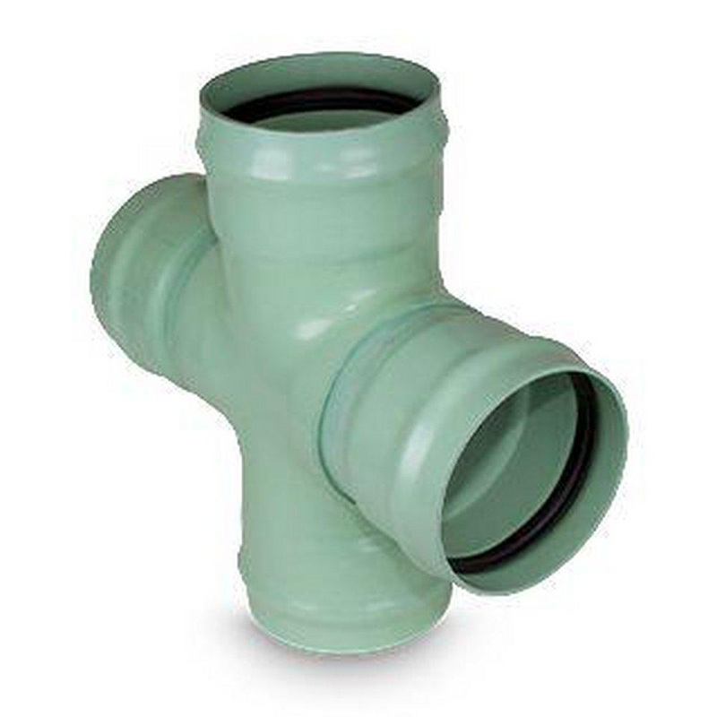 TRENCH TOUGH PLUS 4 in. Gasket Sewer Straight SDR 35 PVC Cross | Ferguson