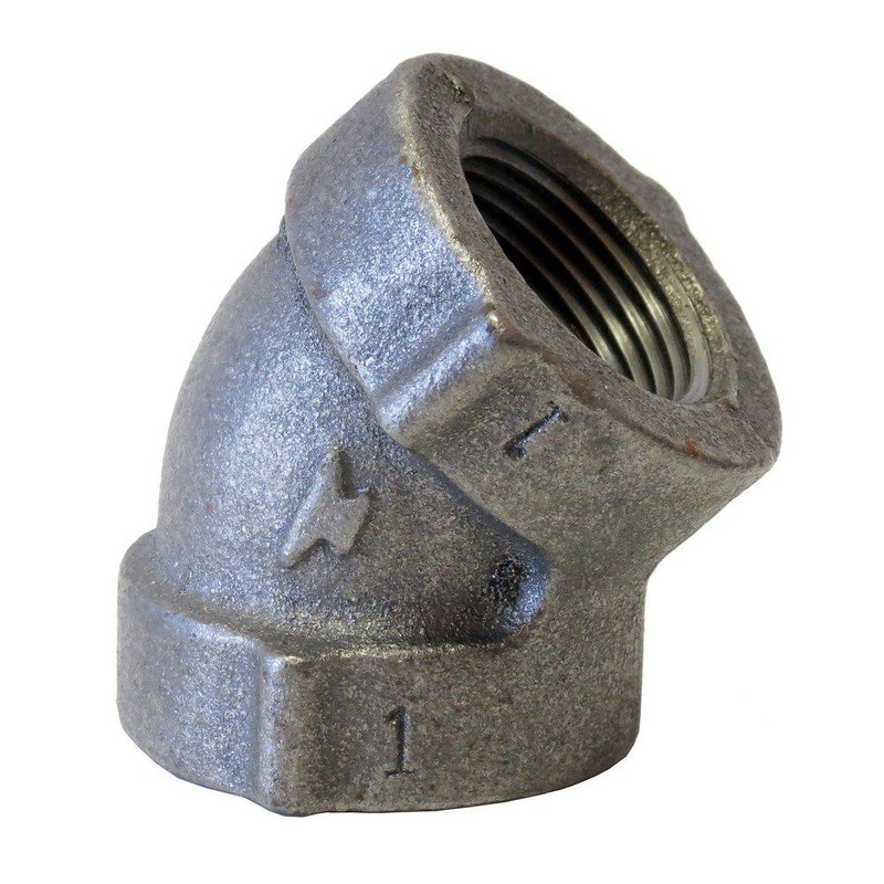 2 in. FNPT 125# Domestic Cast Iron 45 Degree Elbow | Ferguson