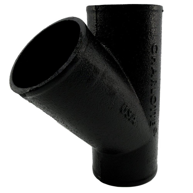 3 in. No Hub Cast Iron Wye | Ferguson
