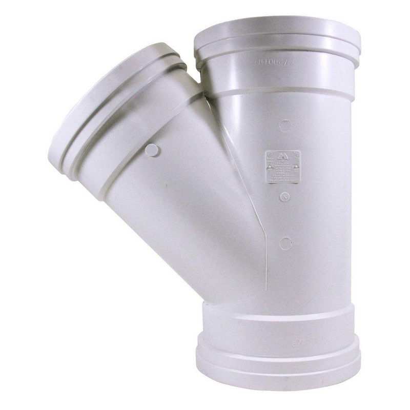 TRENCH TOUGH PLUS 8 in. Gasket PVC SDR 35 Sewer Wye | Ferguson