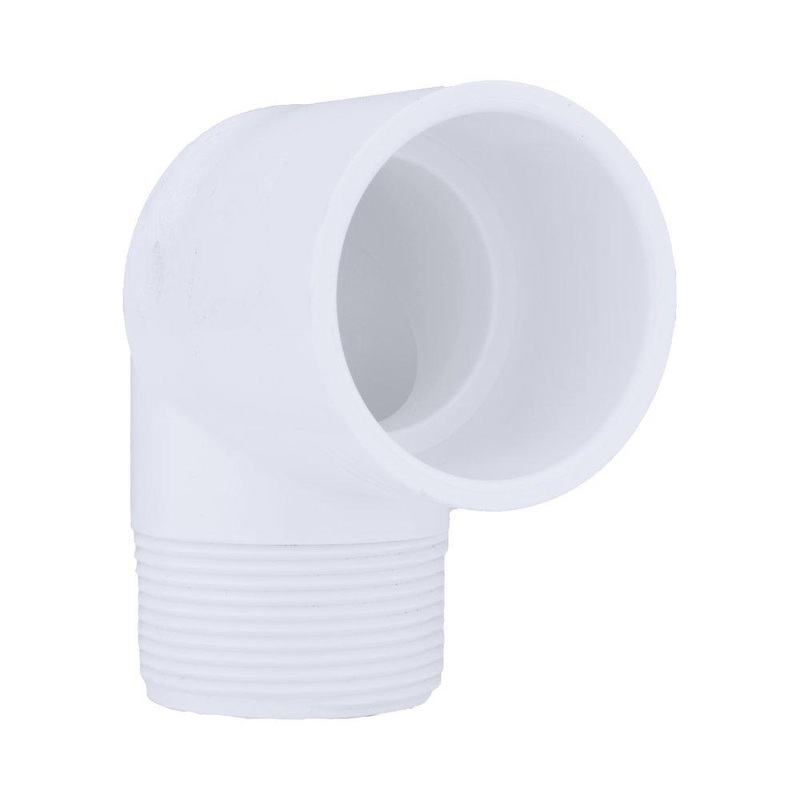 1-1/2 in. PVC Schedule 40 90 Socket x MPT Elbow | Ferguson