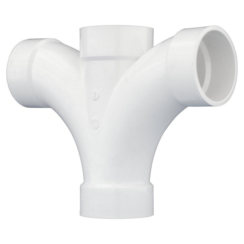 2 in. PVC DWV Double Fixture Fitting | Ferguson