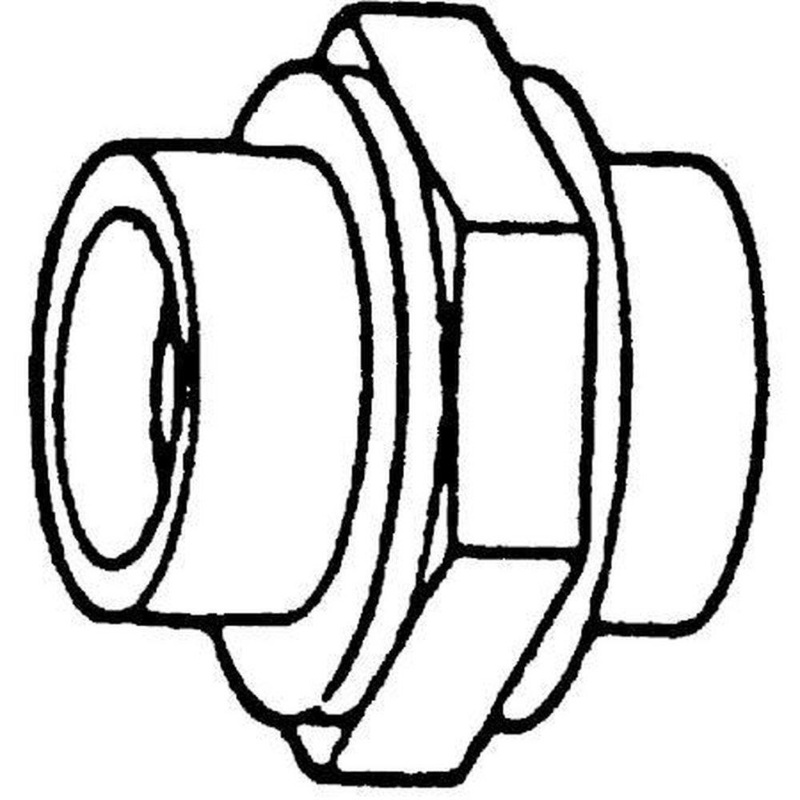 2 in. Socket Weld 3000# Domestic 304L Stainless Steel Union | Ferguson