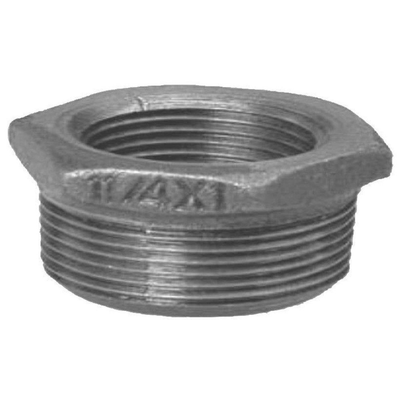 3-1/2 x 3 in. MPT x FPT Black Malleable Iron Bushing | Ferguson