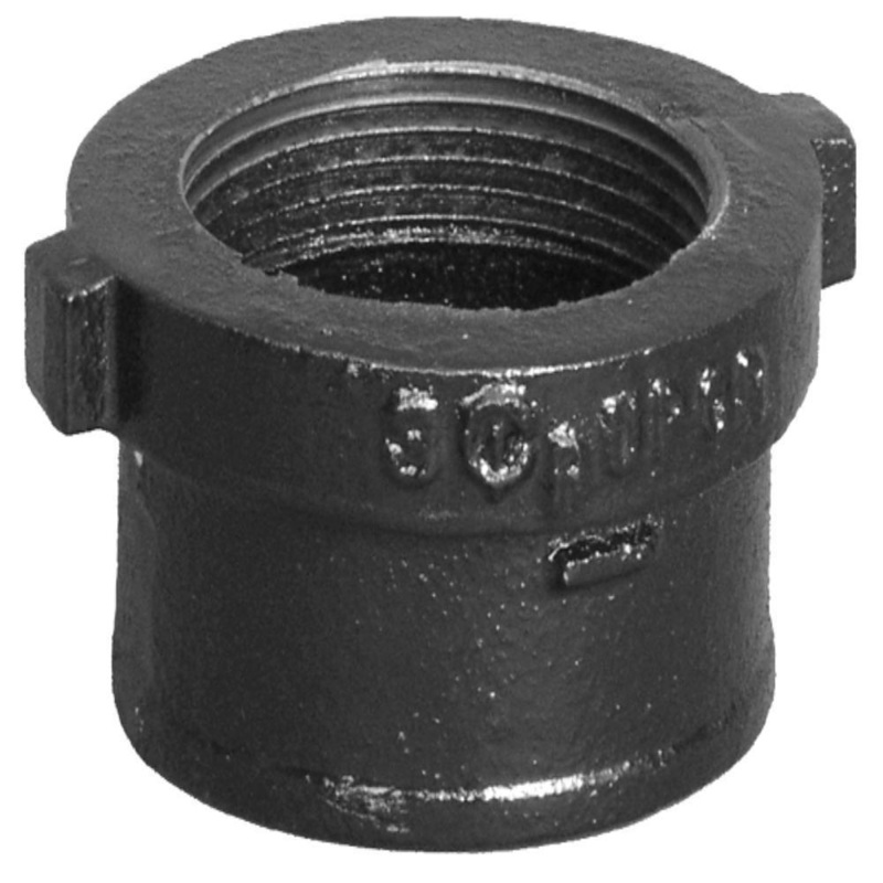 6 x 4-1/2 in. Spigot x FNPT Cast Iron Reducing Tapped Ferrule | Ferguson