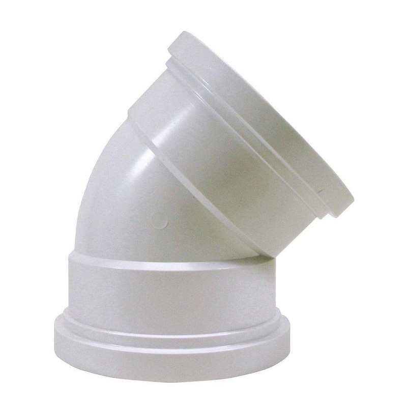 TRENCH TOUGH PLUS 6 in. Gasket 45 Degree SDR 35 Plastic Sewer Elbow | Ferguson