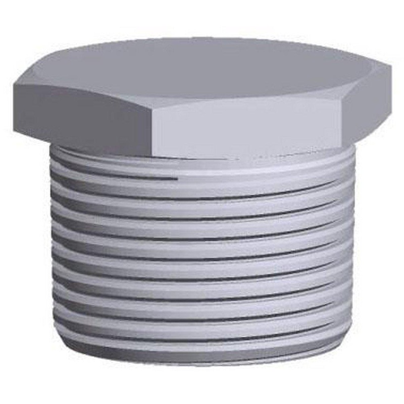 3/4 in. Threaded 150# Domestic Hex 304 Stainless Steel Plug | Ferguson
