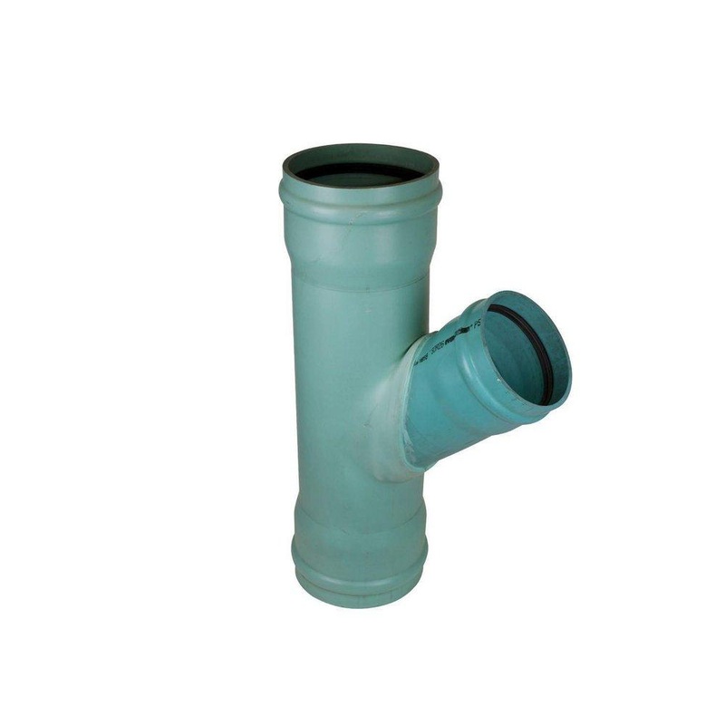 TRENCH TOUGH PLUS 10 x 10 x 8 in. Gasket PVC Sch. 40 SDR 26 Sewer Wye (Fabricated) | Ferguson