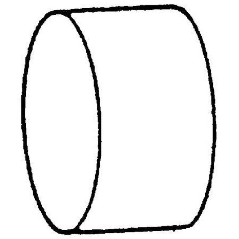 1/2 in. Threaded 304 Stainless Steel Cap | Ferguson