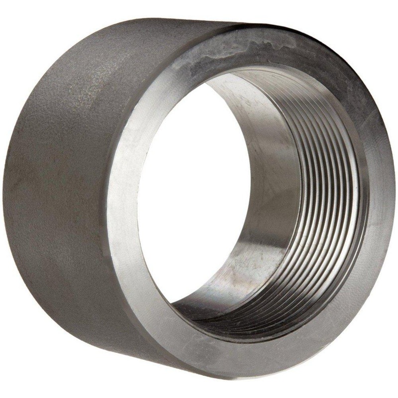 1/2 x 1-22/25 in. Threaded 3000# Global 316L Stainless Steel Half Coupling | Ferguson