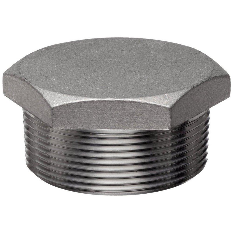 1/4 in. Threaded 150# 304L Stainless Steel HEX Plug | Ferguson