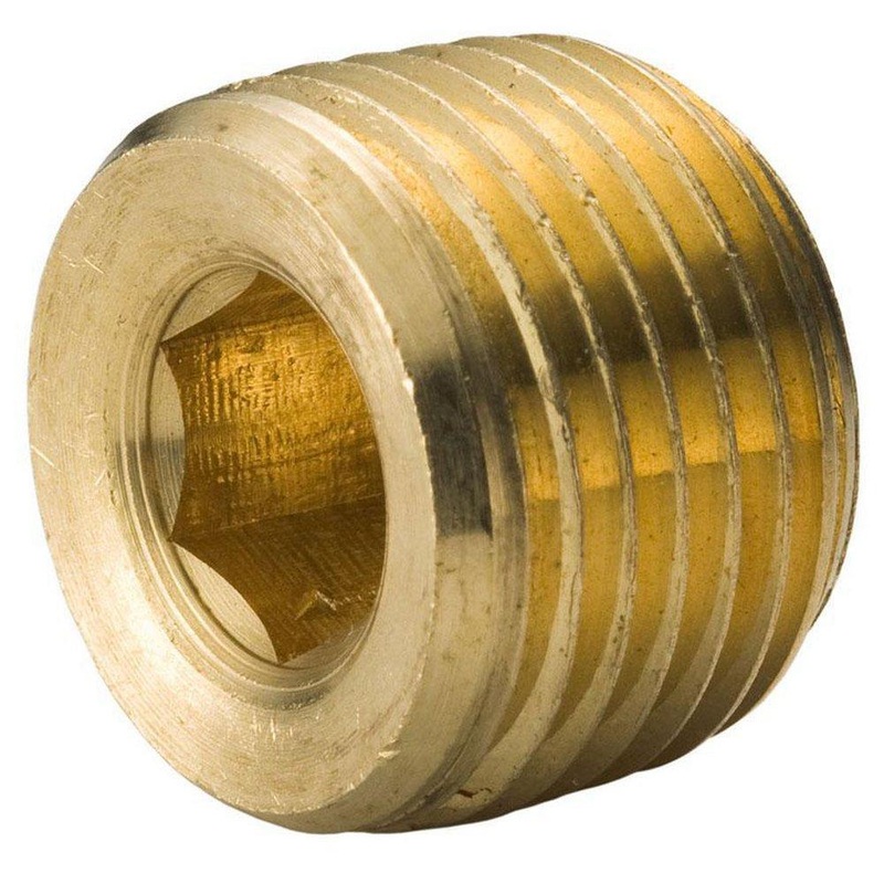 1/8 in. MNPT Brass Hex Head Plug | Ferguson