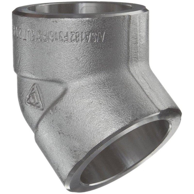 2 in. Socket Weld 3000# Global 316L Stainless Steel 45 Degree Elbow | Ferguson