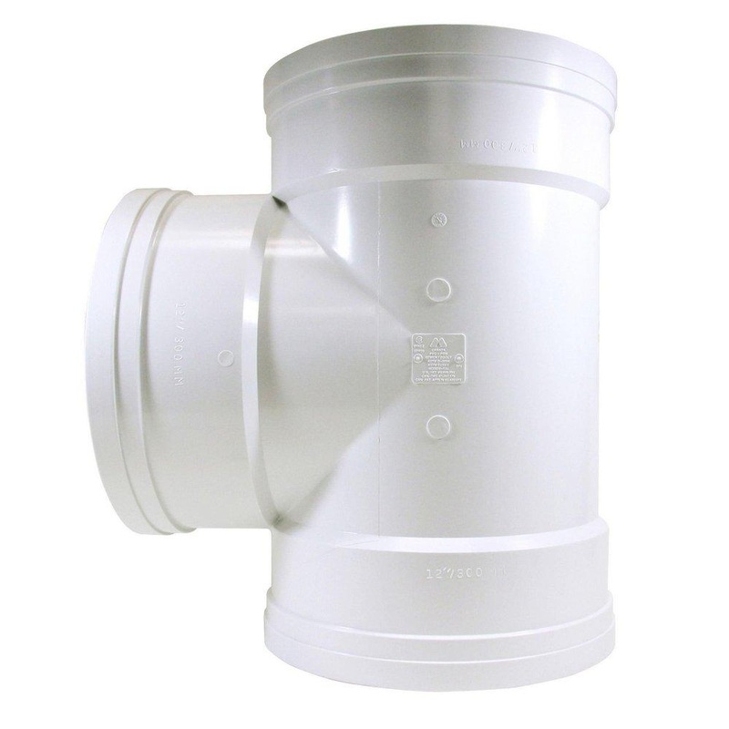 TRENCH TOUGH PLUS 12 in. Gasket Straight SDR 35 PVC Sewer Tee | Ferguson