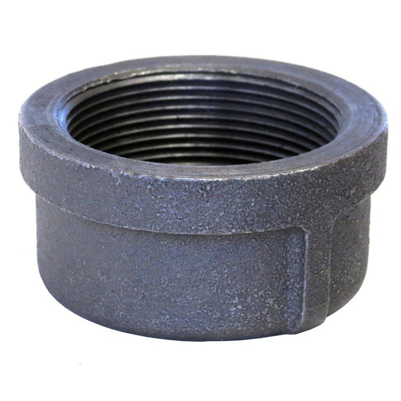 2-1/2 in. Threaded 150# Black Malleable Iron Cap | Ferguson