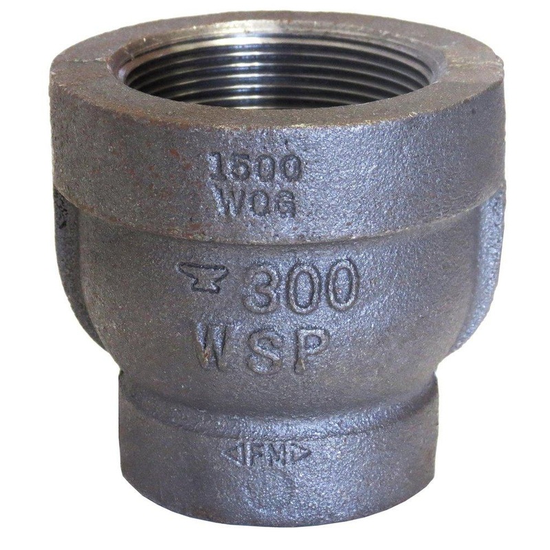 3 x 2-1/2 in. 300# Black Malleable Iron Reducing Coupling | Ferguson