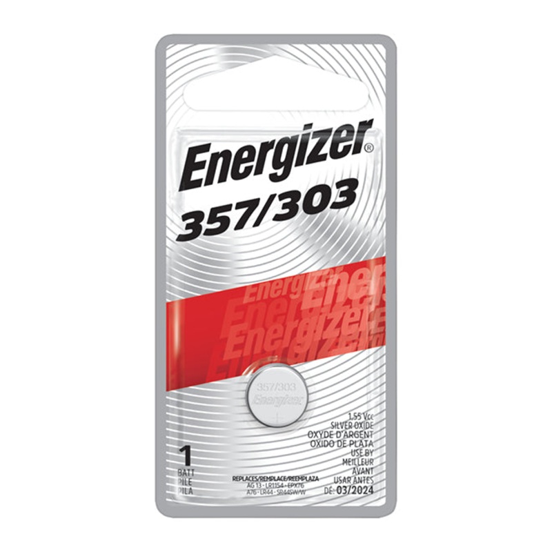 Piles – Energizer Alkaline Watch 357/303 (Bote de 6) 357BPZ